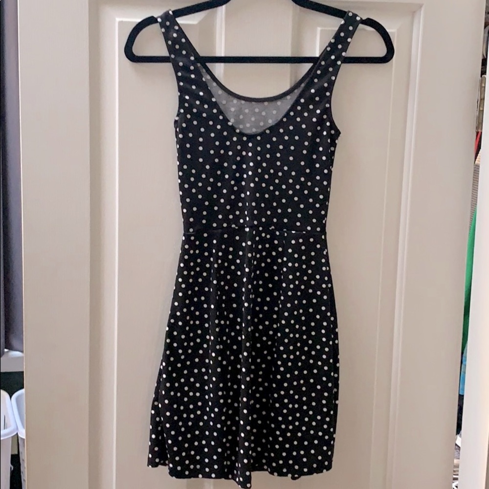 Women’s Black Polka Dot Dress